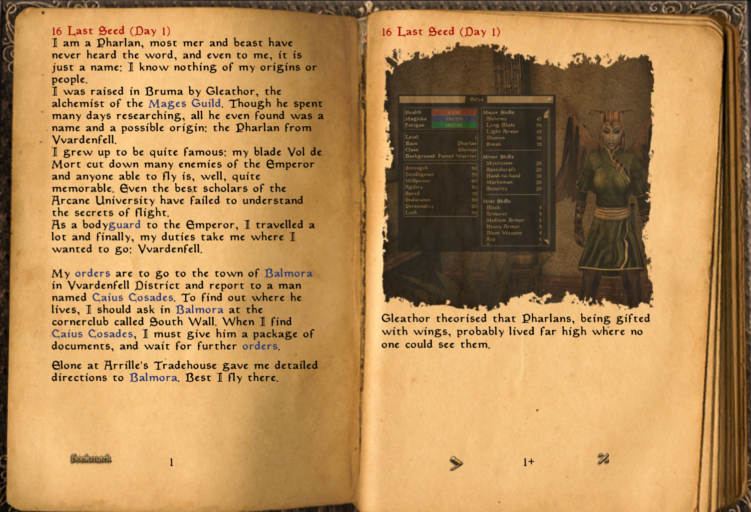 morrowind quest log mod