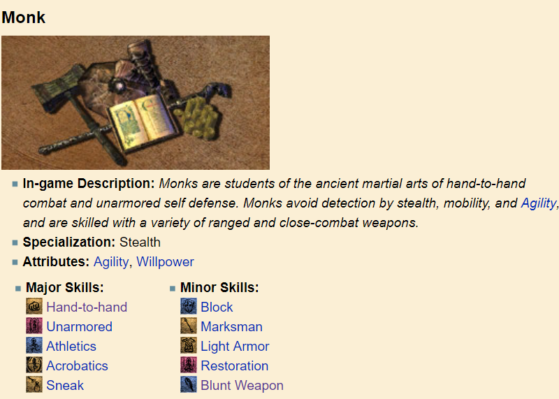 morrowind hand to hand build