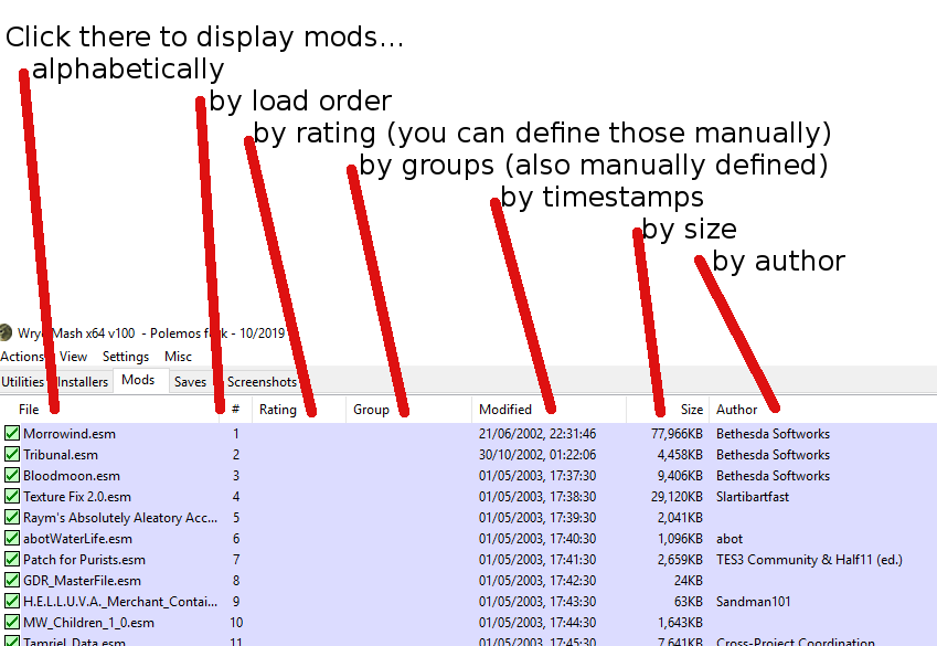 morrowind load order sorter