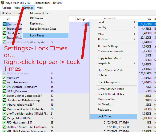 how to change morrowind load order