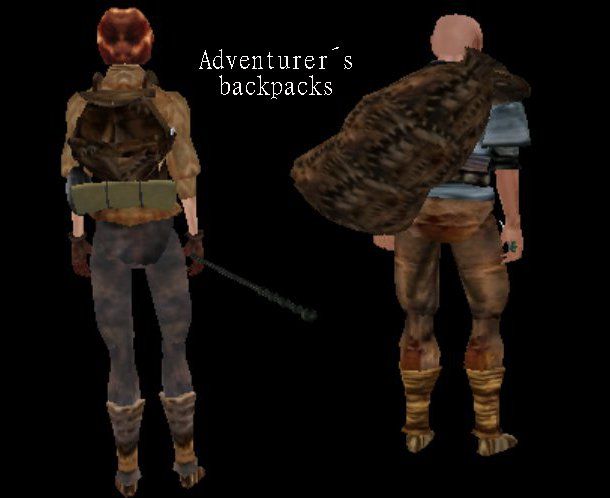 Adventurer's Backpacks: A Morrowind Mod