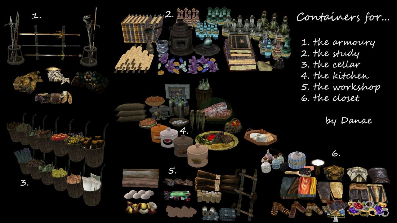 Containers: A Morrowind Mod resource