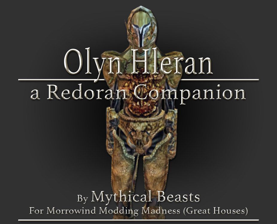 Olyn Hleran a Redoran Companion: A Morrowind Mod