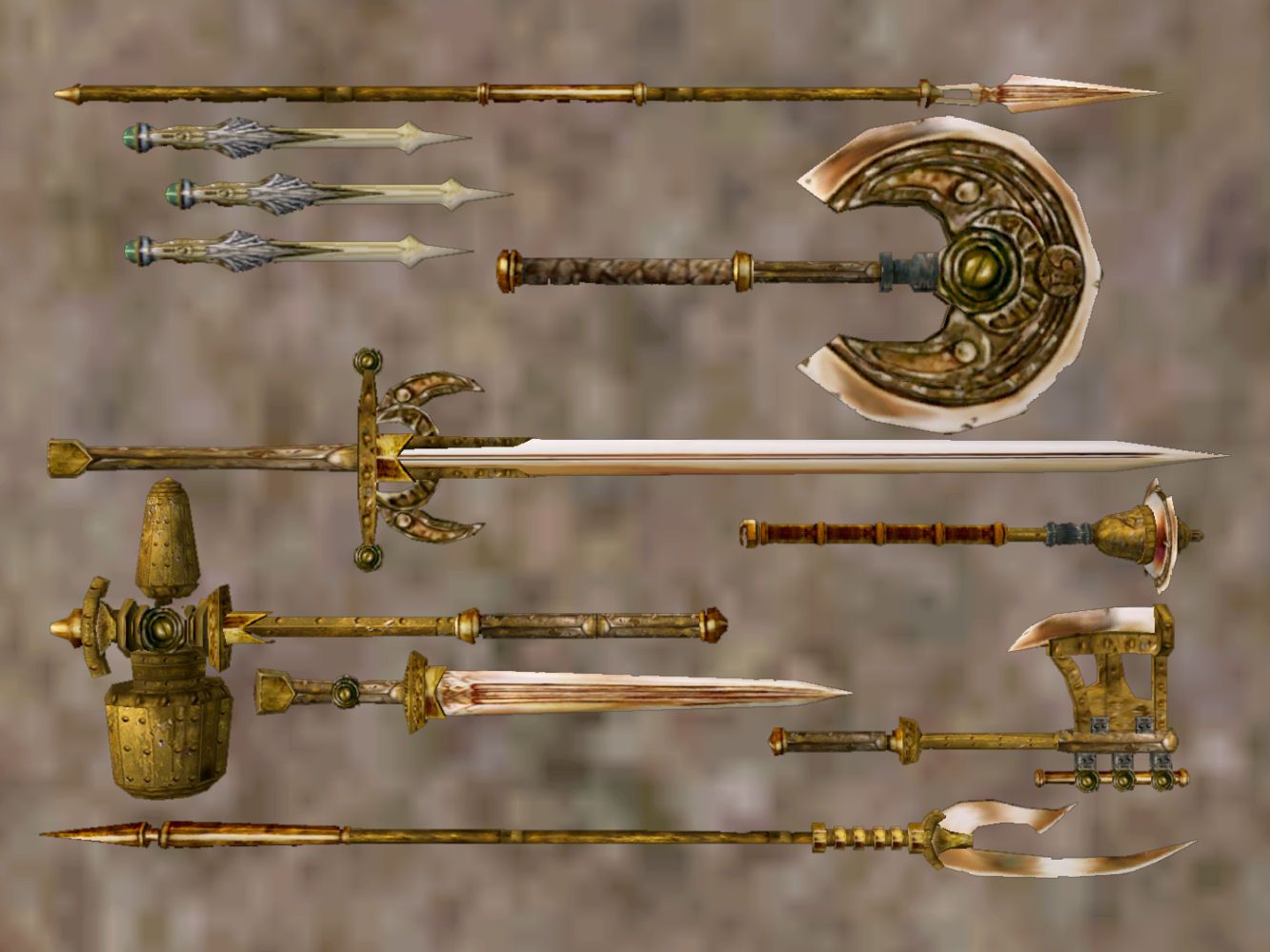 skyrim dwarven weapons mod