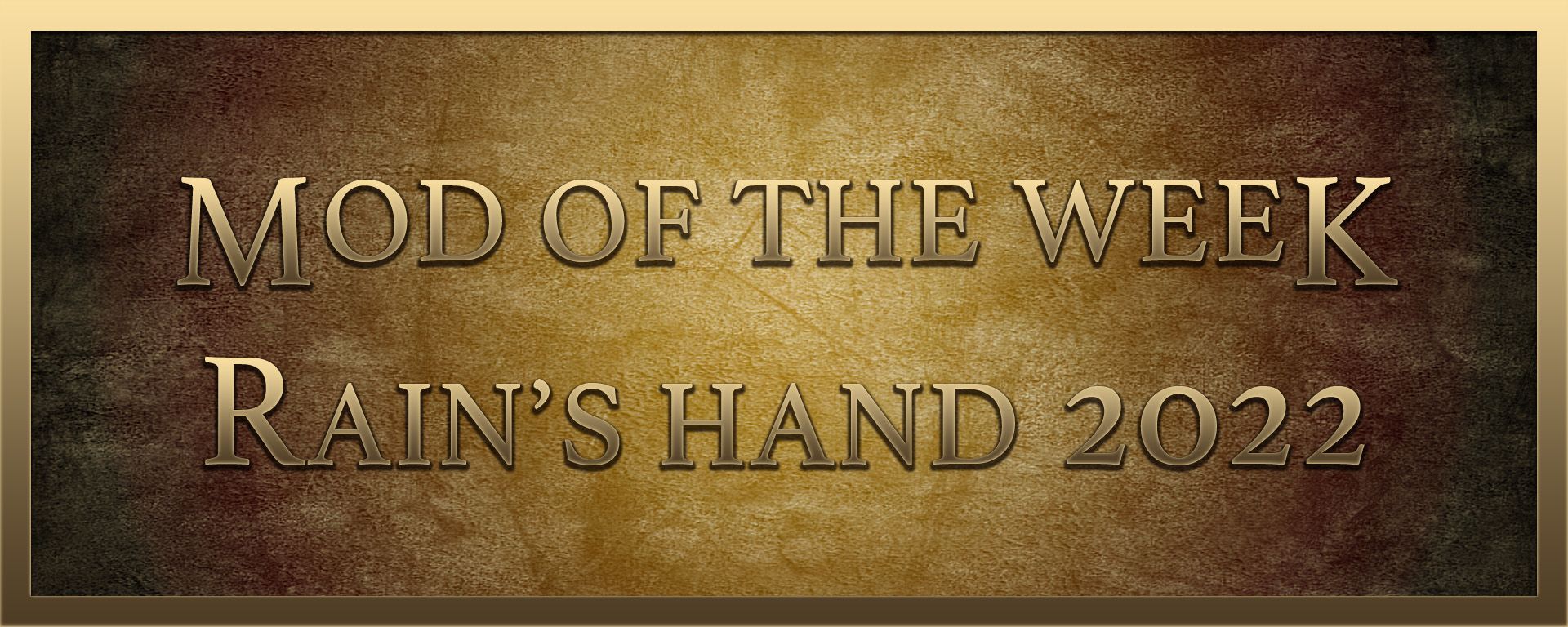 Mod of the Week: Rain's Hand