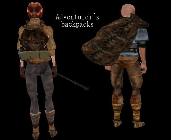 Adventurer's Backpacks: A Morrowind Mod